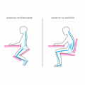 Ergonomická kľakačka, petrolejová/buk, FLONET