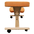 Ergonomická kľakačka, oranžová/buk, FLONET