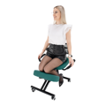 Ergonomická kľakačka, zelená/čierna, RUFUS