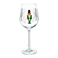TIPSY TRIO, poháre na víno, set 3 ks, 450 ml, číre so zimným motívom