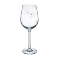 SNOWFLAKE VINO, poháre na víno, set 4 ks, s kryštálmi, 450 ml