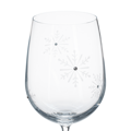 SNOWFLAKE VINO, poháre na víno, set 4 ks, s kryštálmi, 450 ml