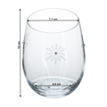 SNOWFLAKE STRIK, poháre, set 4 ks, s kryštálmi, 530 ml