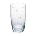 SNOWFLAKE DRINK, poháre na vodu, set 4 ks, s kryštálmi, 460 ml