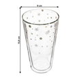 HOTCOLD TYP 34, termo poháre, set 2 ks, s vločkami, 400 ml