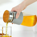 GLAZO, karafa na vodu/čaj, 1200 ml, s viečkom a sitkom