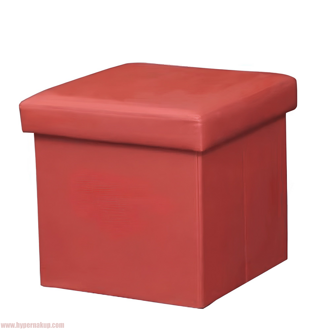 Taburetka, ekokoža červená, TELA NEW