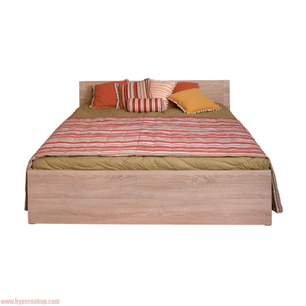 Posteľ typ 20, 160x200, dub sonoma, GRAND