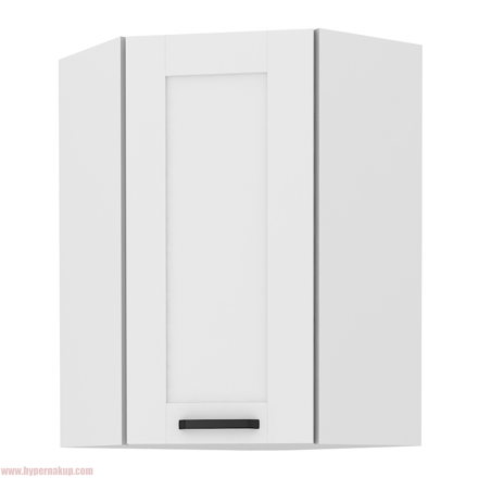 Horná rohová skrinka, biela, LULA 58x58 GN-90 1F