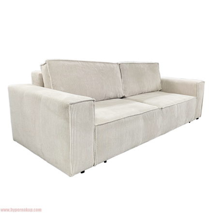 Rozkladacia pohovka, smotanová, HARPERA BIG SOFA