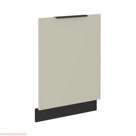 Dvierka na umývačku riadu, cashmere/čierna, ARAKA ZM 713x596