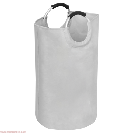 Látkový kôš na bielizeň, sivá, DARILO