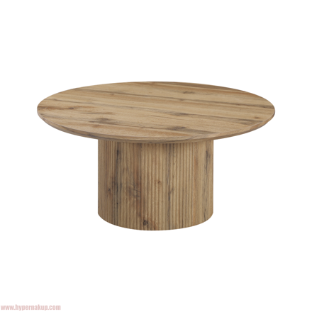 Konferenčný stolík, dub, priemer 80 cm, MAHIR TYP 2
