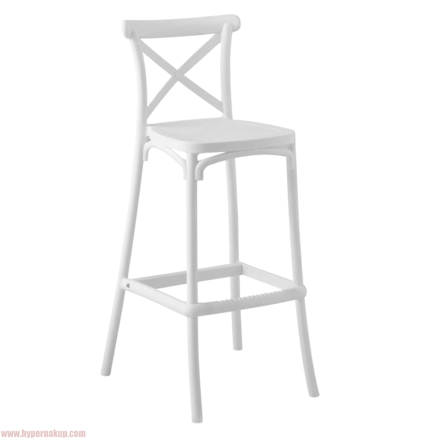 Barová stolička, biela, SAVITA TYP 2