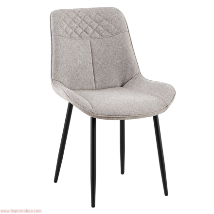 Jedálenská stolička, béžová/čierna, ALIA