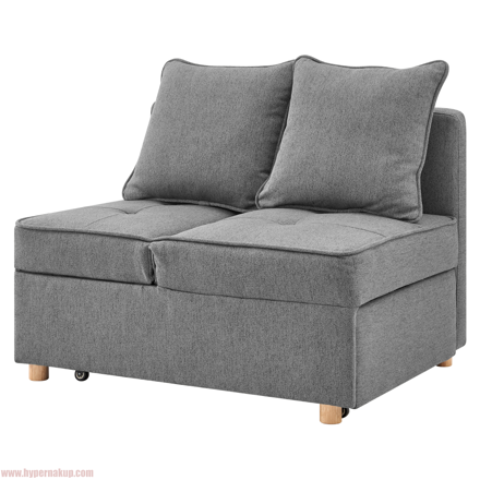 Rozkladacia pohovka, sivá, OSVALDO