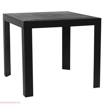 Záhradný stôl, antracit, KINGY NEW