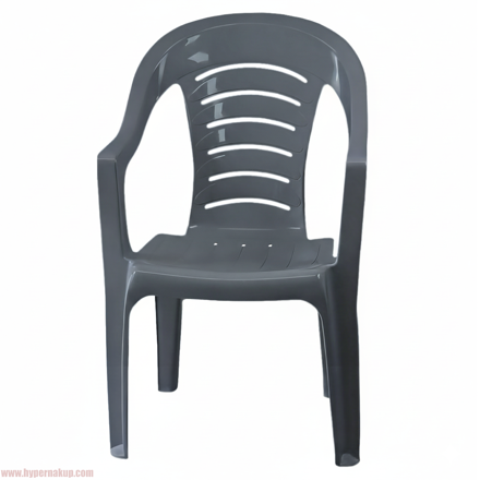 Záhradné stohovateľné kreslo, antracit, KESIA