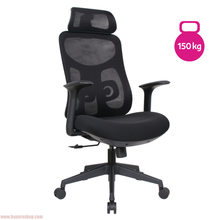 Kancelárske kreslo, čierna, SULIVAN