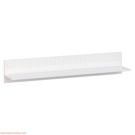 Závesná polica 130, biela, VELIS