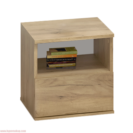 Nočný stolík, dub artisan, DOLI