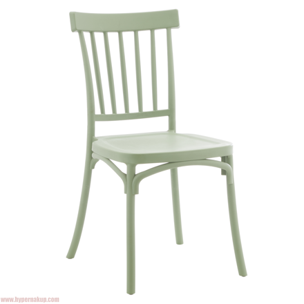 Stohovateľná stolička, olivovozelená SAZEN NEW