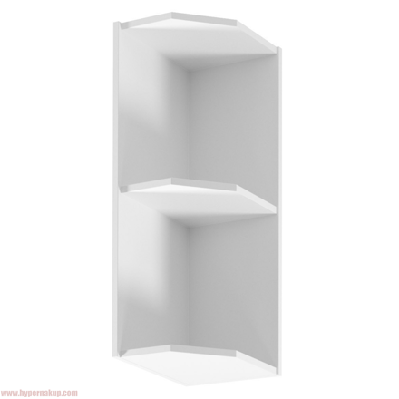 Horná rohová policová skrinka, pravá, sosna nordická, ROYAL G25PZ