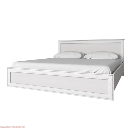Posteľ 160 s roštom, DTD laminovaná, woodline krem, TIFFY
