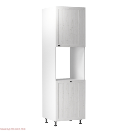 Potravinová skrinka D60P, biela/sosna andersen, PROVANCE