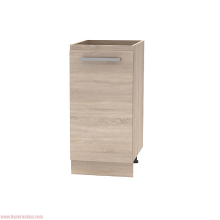 Spodná skrinka 40 1DV, dub sonoma, NOVA PLUS NOPL-054-0S