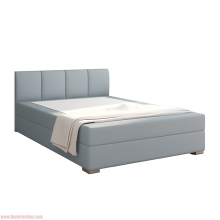 Boxpringová posteľ 140x200, mentolová, RIANA KOMFORT