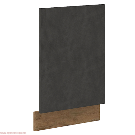 Dvierka na vstavanú umývačku riadu, sivá matná/dub lancelot, VEGA ZM 570x446