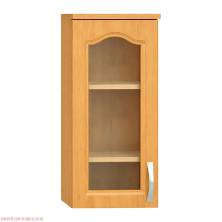 Horná skrinka, jelša, ľavá, LORA MDF NEW KLASIK W40S