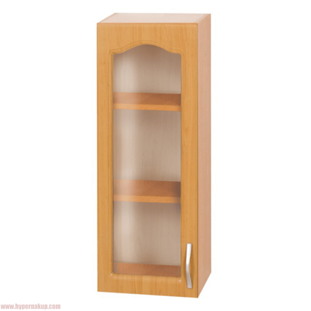Horná skrinka, jelša, ľavá, LORA MDF NEW KLASIK W40S