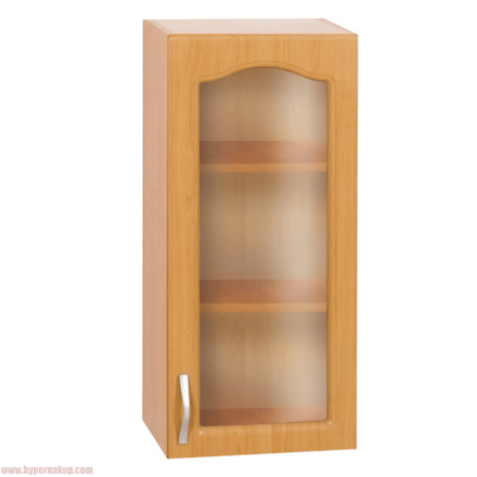 Kuchynská skrinka horná, jelša, pravá, LORA MDF NEW KLASIK W40S