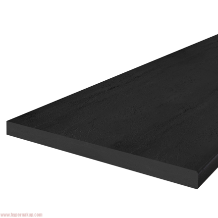 Pracovná doska, hrúbka 3,8 cm, čierny vulkán