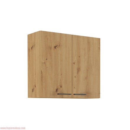 Horná skrinka, dub artisan, MONRO 80 G-72 2F
