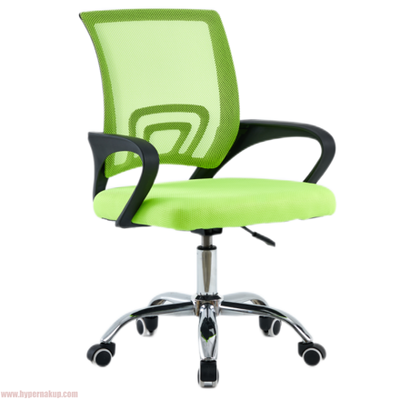 Kancelárska stolička, zelená/čierna, DEX 4 NEW