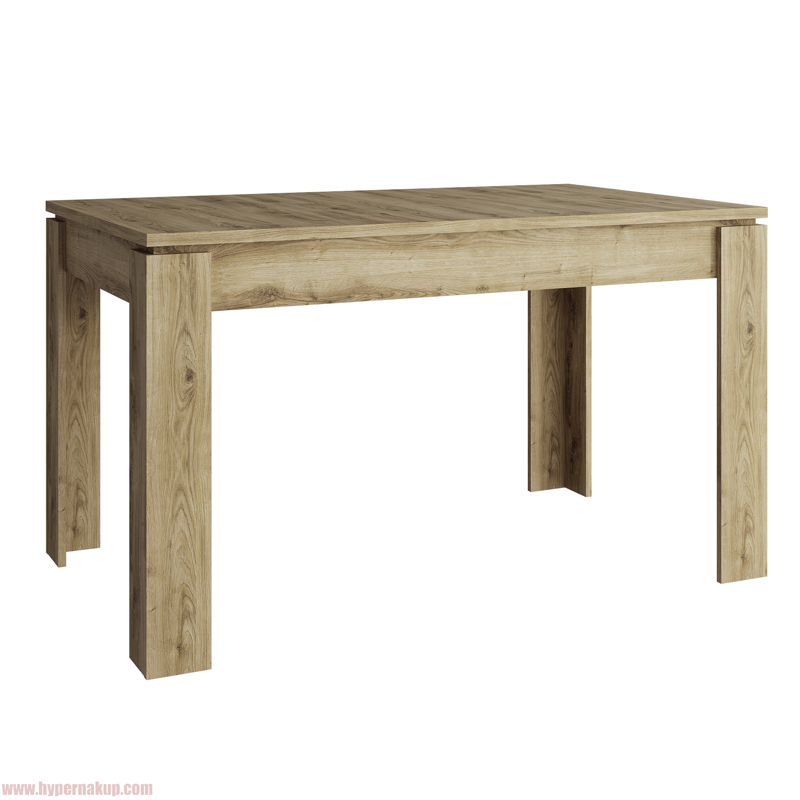Rozkladací stôl, 132/175x80 cm, dub navarra, DORSI Rozkladací stôl, 132/175x80 cm, dub navarra, DORSI