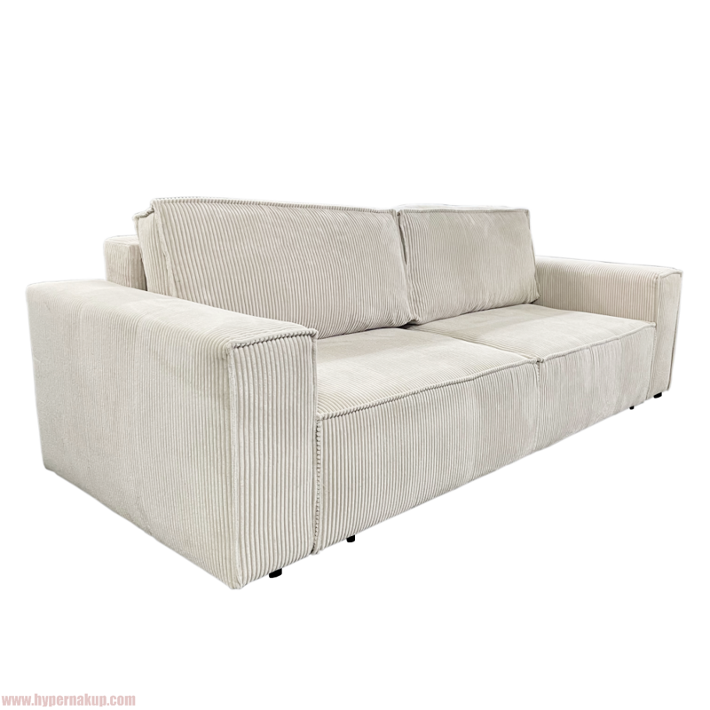 Rozkladacia pohovka, smotanová, HARPERA BIG SOFA Rozkladacia pohovka, smotanová, HARPERA BIG SOFA