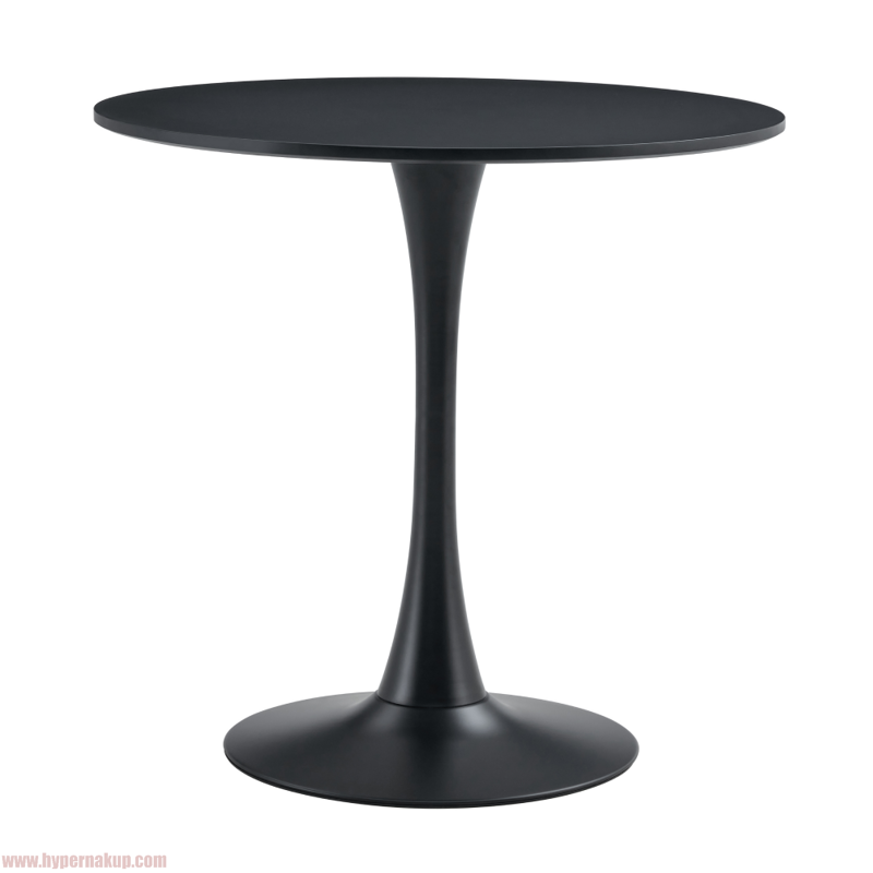 Jedálenský stôl, čierna, priemer 80 cm, REVENTON NEW Jedálenský stôl, čierna, priemer 80 cm, REVENTON NEW