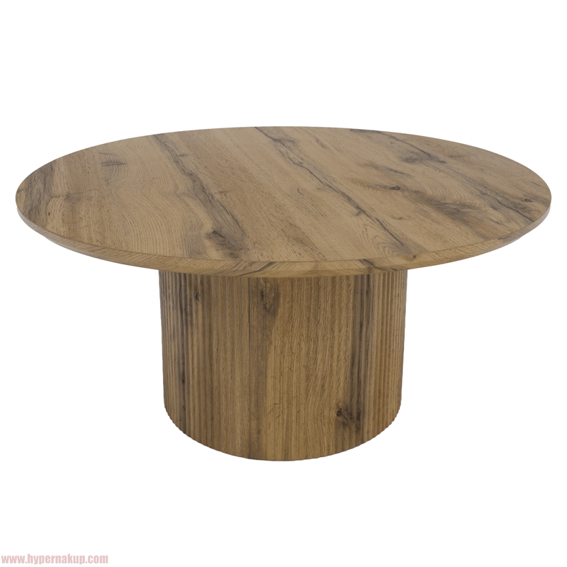 Konferenčný stolík, dub, priemer 80 cm, MAHIR TYP 2 Konferenčný stolík, dub, priemer 80 cm, MAHIR TYP 2