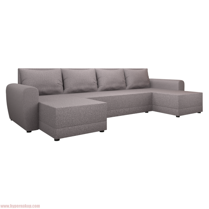 Univerzálna sedacia súprava, sivobéžová Taupe, DAKAR NEW U Univerzálna sedacia súprava, sivobéžová Taupe, DAKAR NEW U