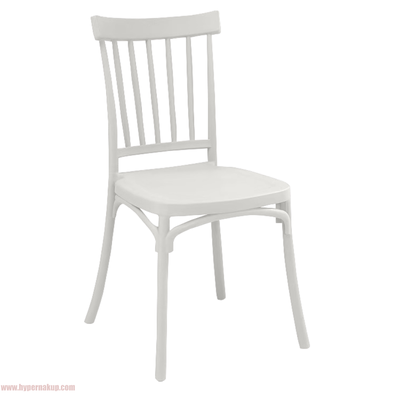 Stohovateľná stolička, sivohnedá Taupe, SAZEN Stohovateľná stolička, sivohnedá Taupe, SAZEN