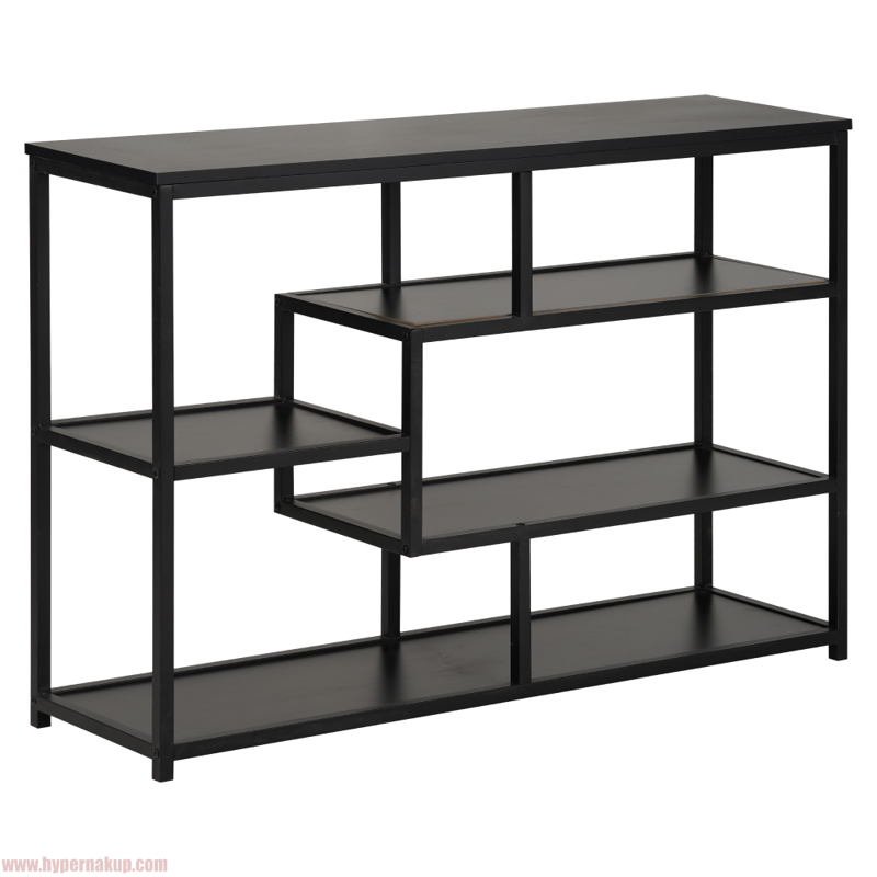 Regál, čierna, BILOTE NEW TYP 2