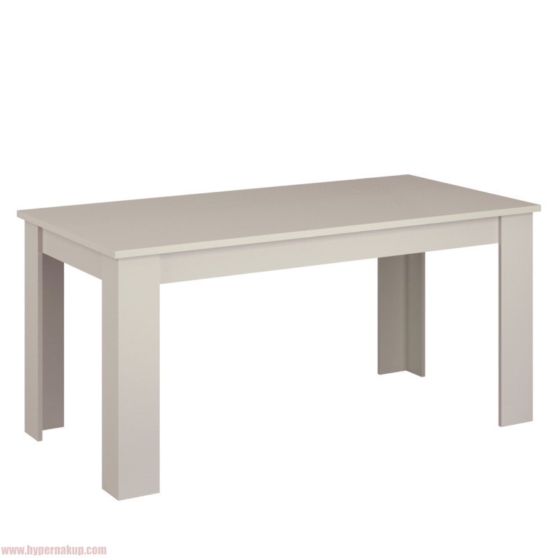 Jedálenský rozkladací stôl, kašmír, 160-210x91 cm, KAROS