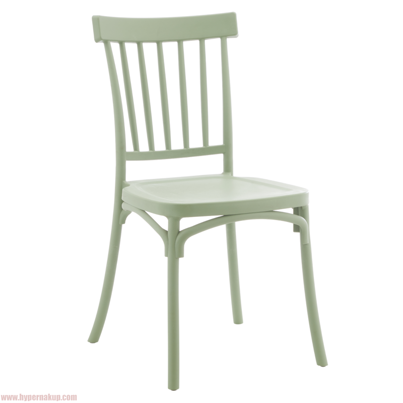 Stohovateľná stolička, olivovozelená SAZEN NEW