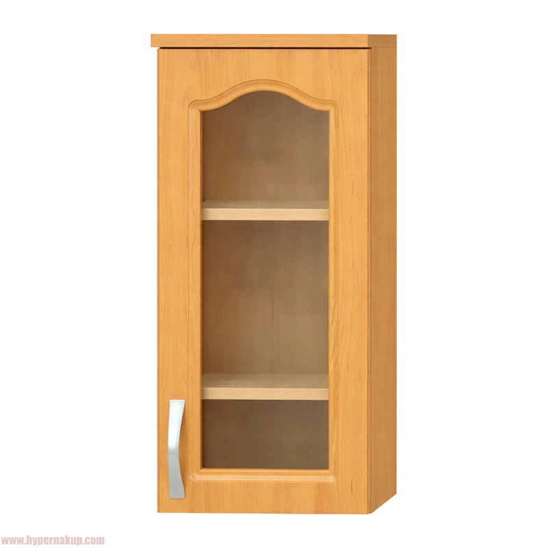 Kuchynská skrinka horná, jelša, pravá, LORA MDF NEW KLASIK W40S