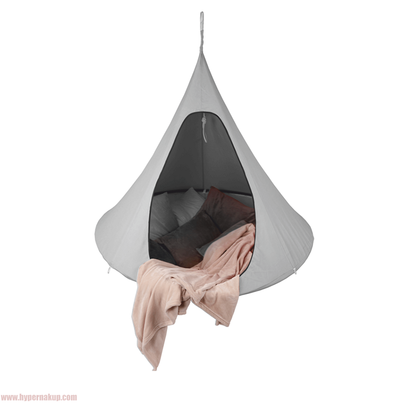 Závesné hojdacie kreslo, svetlosivá, KLORIN NEW KIDS CACOON HAMMOCK Závesné hojdacie kreslo, svetlosivá, KLORIN NEW KIDS CACOON HAMMOCK