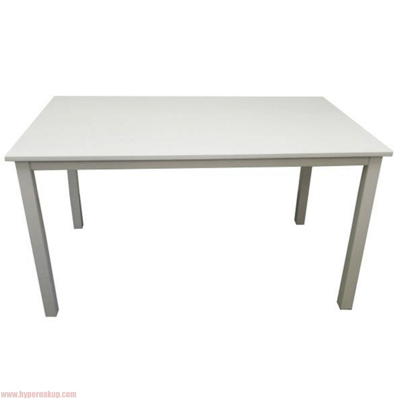 Jedálenský stôl, biela, 110 cm, ASTRO NEW